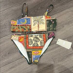 Kith Kids Swim Bikini - Multicolor Patchwork